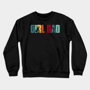 Girl dad vintage Crewneck Sweatshirt